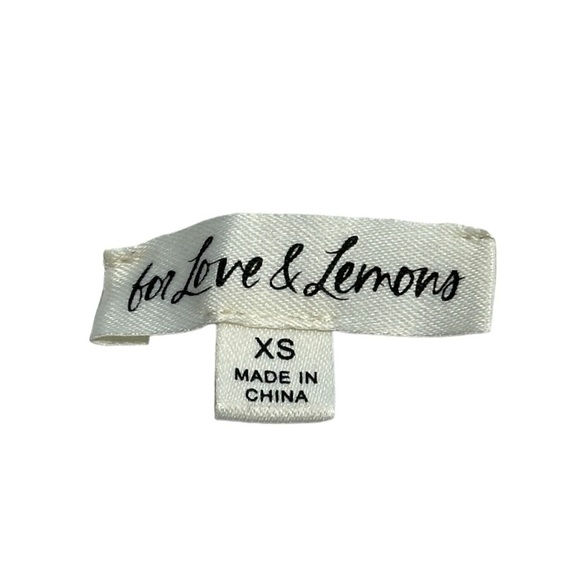 For Love and Lemons Leisure Gray Cut Cropped Hoodie Women’s US XS - Picture 4 of 8